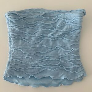 PRINCESS POLLY blue tube top